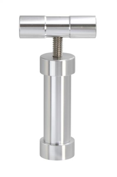 Aluminium Pollenpresse mit Drehgriff 112mm